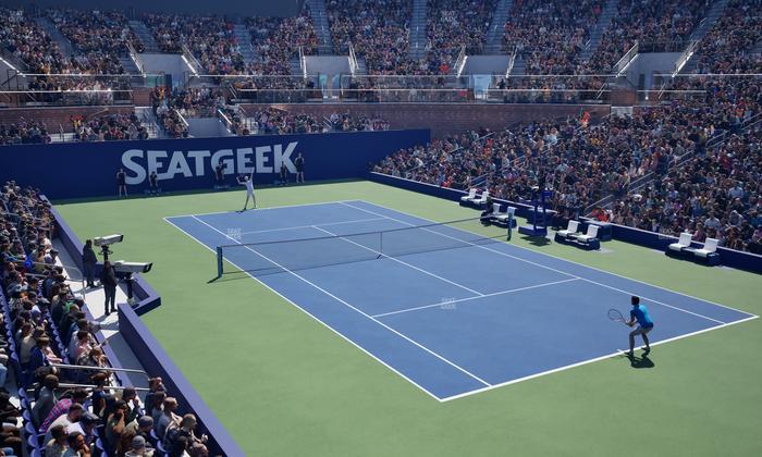 Grandstand at the Billie Jean King Tennis Center - Section 14 A Seat View