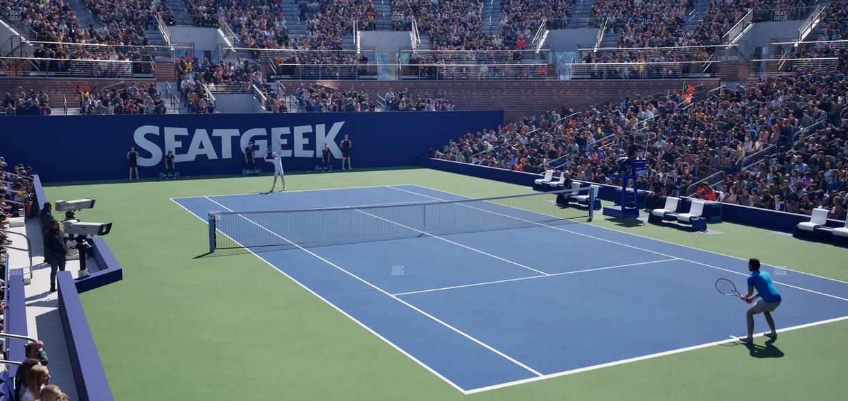 Grandstand at the Billie Jean King Tennis Center - Section 14 Seat View