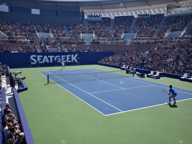 Grandstand at the Billie Jean King Tennis Center - Section 14 Seat View Grandstand at the Billie Jean King Tennis Center - Section 14 Seat View