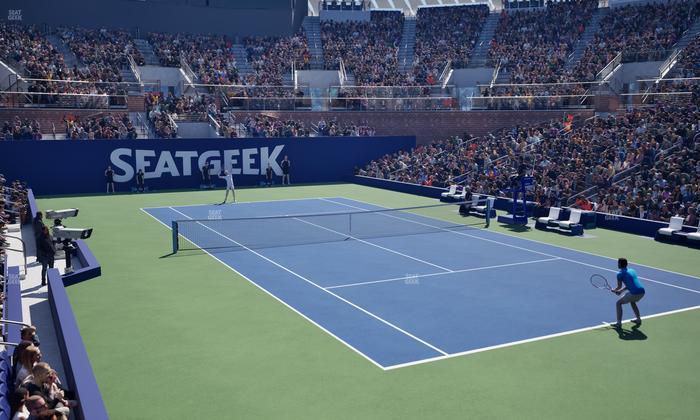 Grandstand at the Billie Jean King Tennis Center - Section 14 Seat View