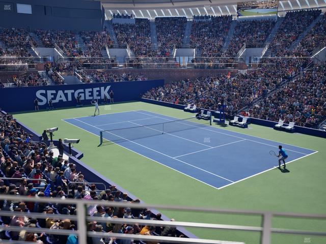 Grandstand at the Billie Jean King Tennis Center - Section 15 A Seat View Grandstand at the Billie Jean King Tennis Center - Section 15 A Seat View