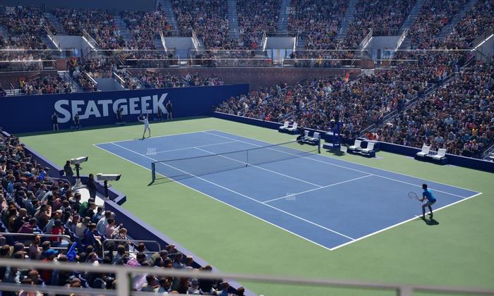 Grandstand at the Billie Jean King Tennis Center - Section 15 A Seat View