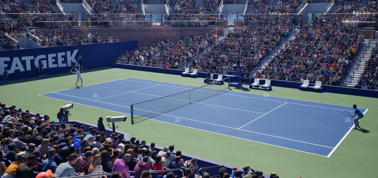 Grandstand at the Billie Jean King Tennis Center - Section 16 A Seat View