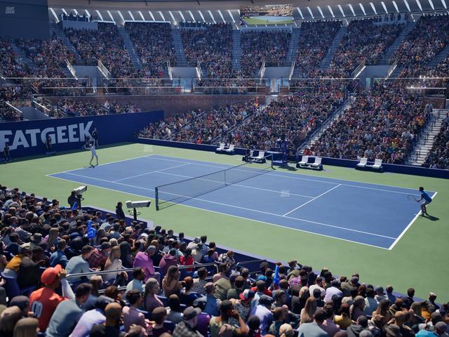 Grandstand at the Billie Jean King Tennis Center - Section 16 A Seat View Grandstand at the Billie Jean King Tennis Center - Section 16 A Seat View