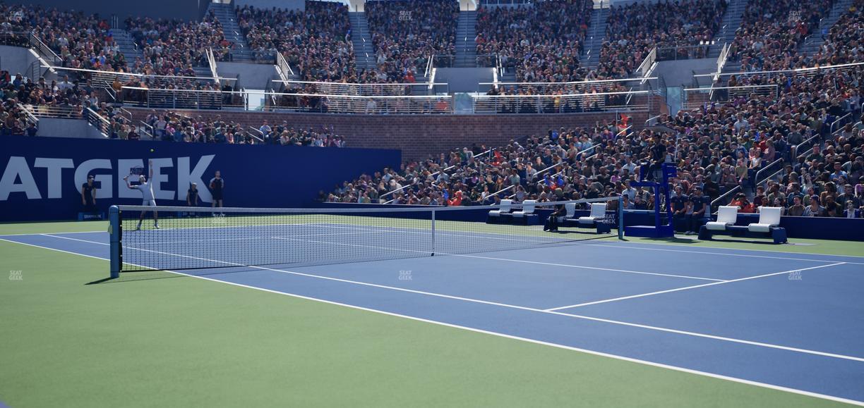 Grandstand at the Billie Jean King Tennis Center - Section 16 Seat View