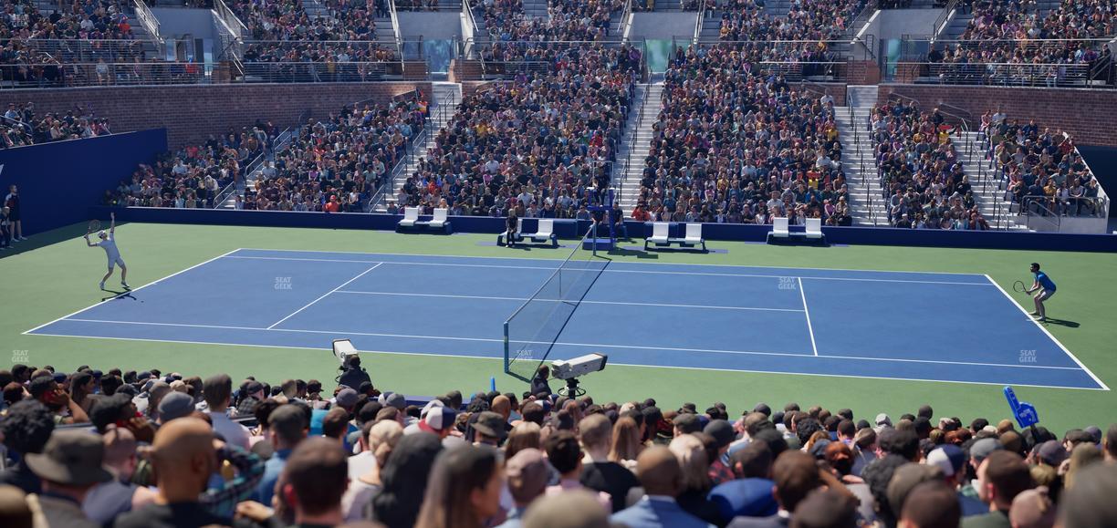 Grandstand at the Billie Jean King Tennis Center - Section 17 A Seat View