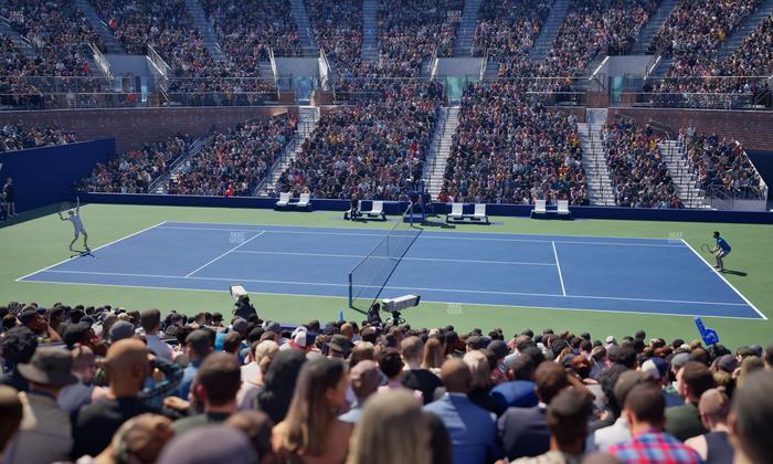 Grandstand at the Billie Jean King Tennis Center - Section 17 A Seat View