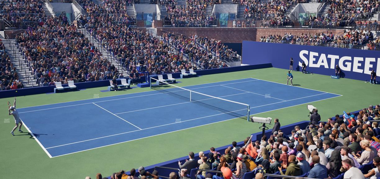 Grandstand at the Billie Jean King Tennis Center - Section 19 A Seat View
