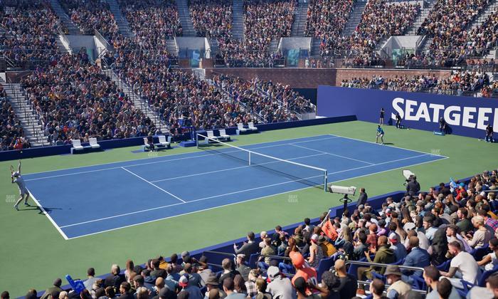 Grandstand at the Billie Jean King Tennis Center - Section 19 A Seat View