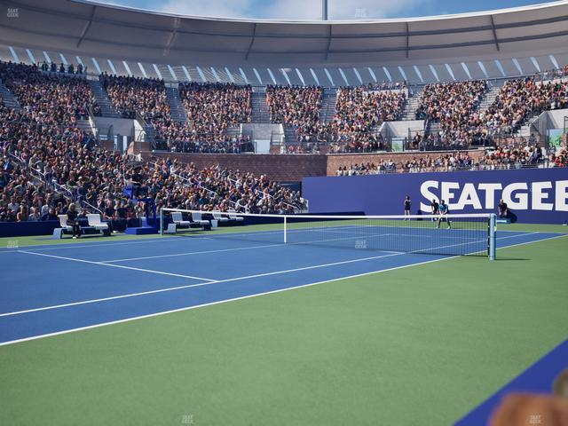Grandstand at the Billie Jean King Tennis Center - Section 19 Seat View Grandstand at the Billie Jean King Tennis Center - Section 19 Seat View