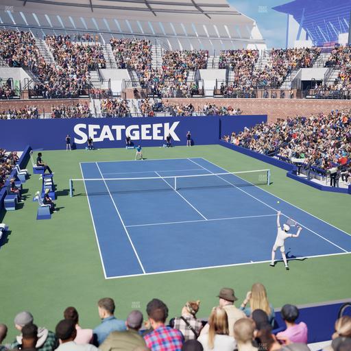 Grandstand at the Billie Jean King Tennis Center - Section 2 A Seat View
