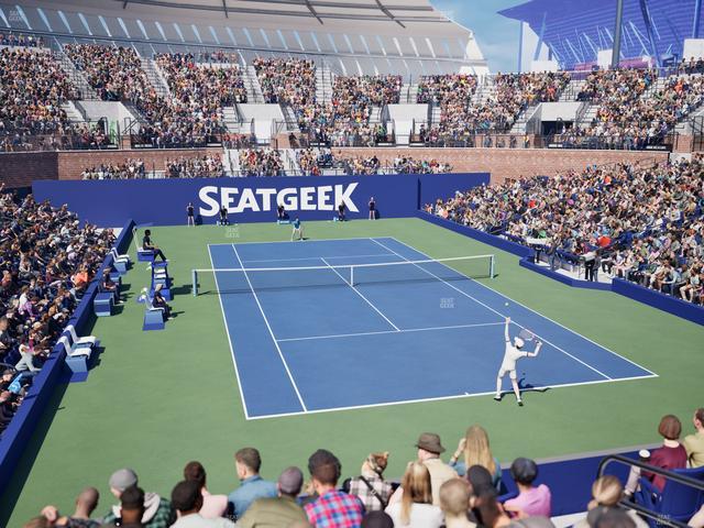 Grandstand at the Billie Jean King Tennis Center - Section 2 A Seat View Grandstand at the Billie Jean King Tennis Center - Section 2 A Seat View