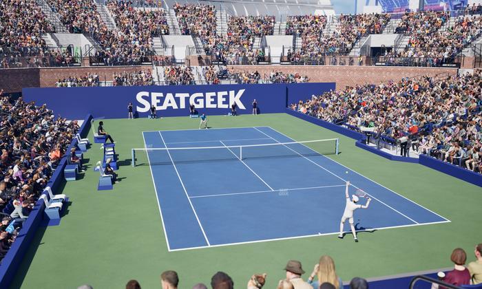 Grandstand at the Billie Jean King Tennis Center - Section 2 A Seat View