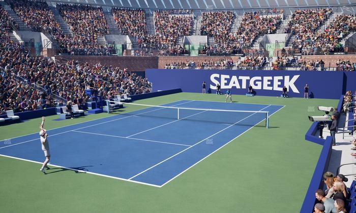 Grandstand at the Billie Jean King Tennis Center - Section 21 Seat View