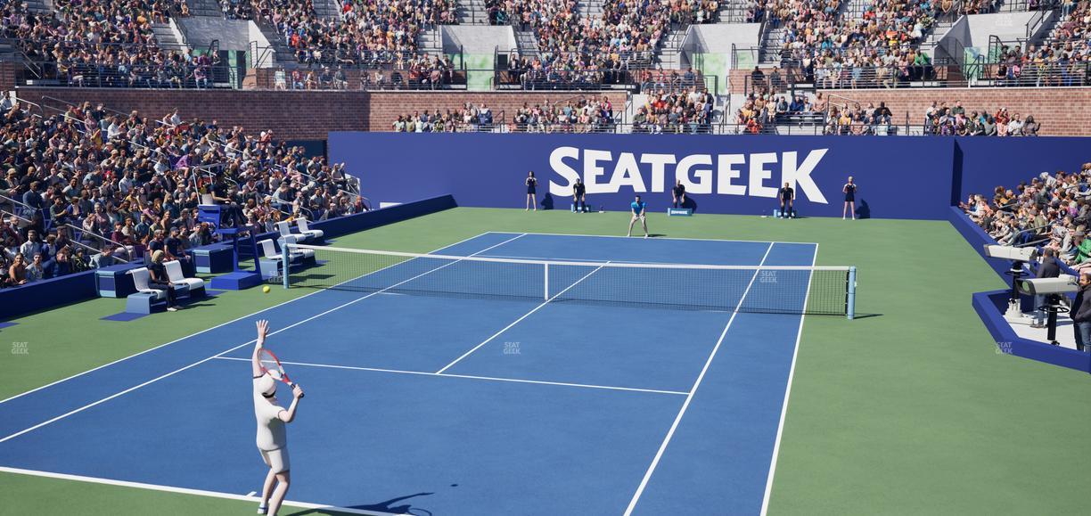 Grandstand at the Billie Jean King Tennis Center - Section 22 Seat View