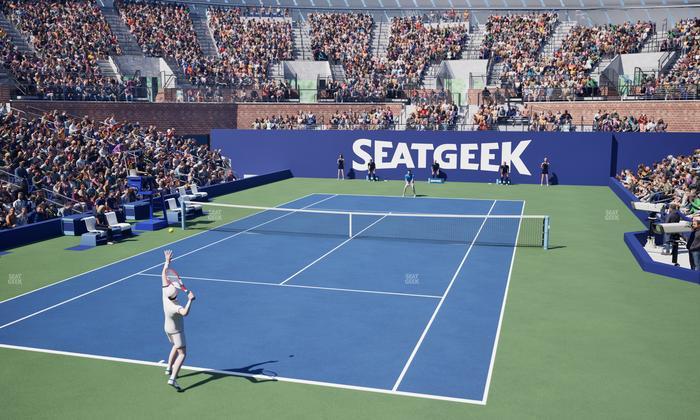Grandstand at the Billie Jean King Tennis Center - Section 22 Seat View