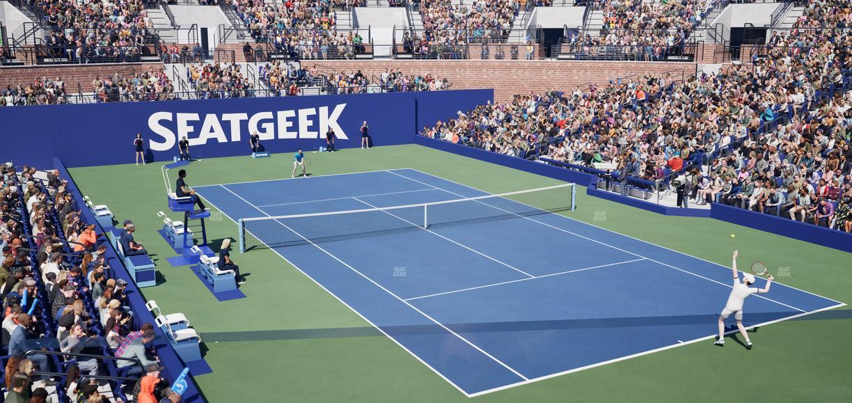 Grandstand at the Billie Jean King Tennis Center - Section 3 A Seat View