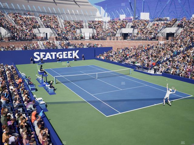 Grandstand at the Billie Jean King Tennis Center - Section 3 A Seat View Grandstand at the Billie Jean King Tennis Center - Section 3 A Seat View