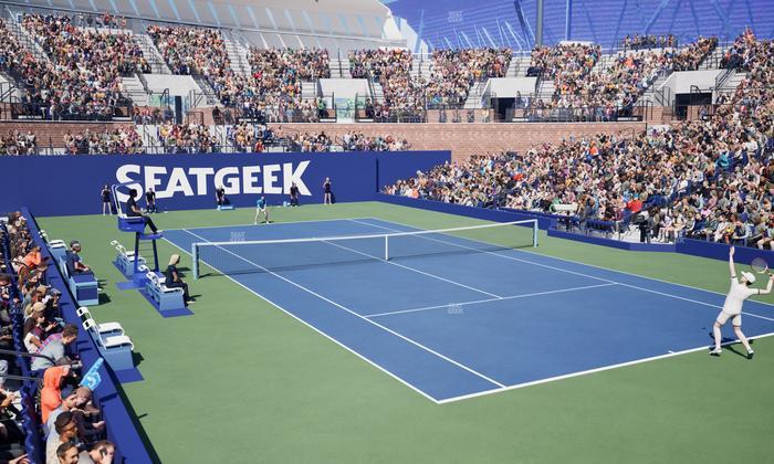 Grandstand at the Billie Jean King Tennis Center - Section 3 Seat View