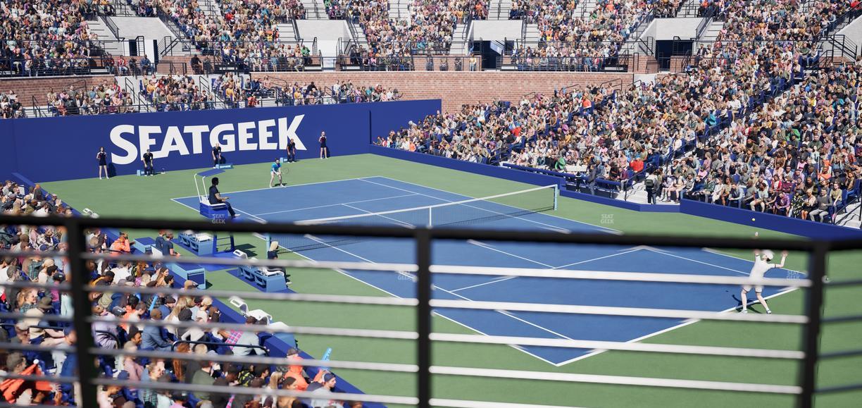 Grandstand at the Billie Jean King Tennis Center - Section 4 A Seat View