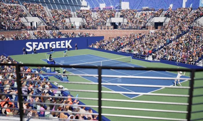 Grandstand at the Billie Jean King Tennis Center - Section 4 A Seat View