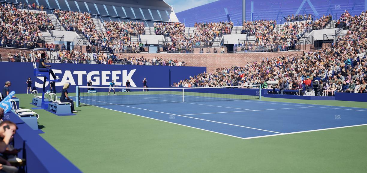 Grandstand at the Billie Jean King Tennis Center - Section 4 Seat View