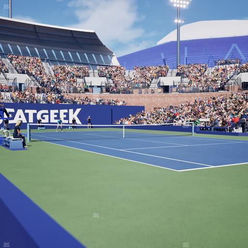 Grandstand at the Billie Jean King Tennis Center - Section 4 Seat View