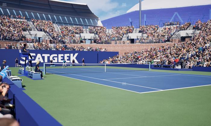 Grandstand at the Billie Jean King Tennis Center - Section 4 Seat View