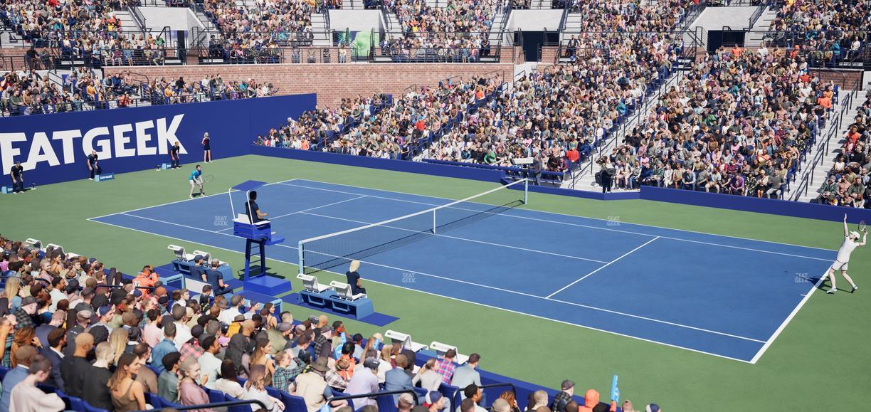 Grandstand at the Billie Jean King Tennis Center - Section 5 A Seat View