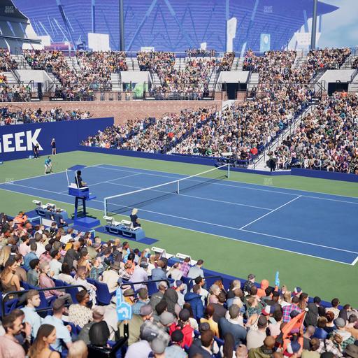Grandstand at the Billie Jean King Tennis Center - Section 5 A Seat View