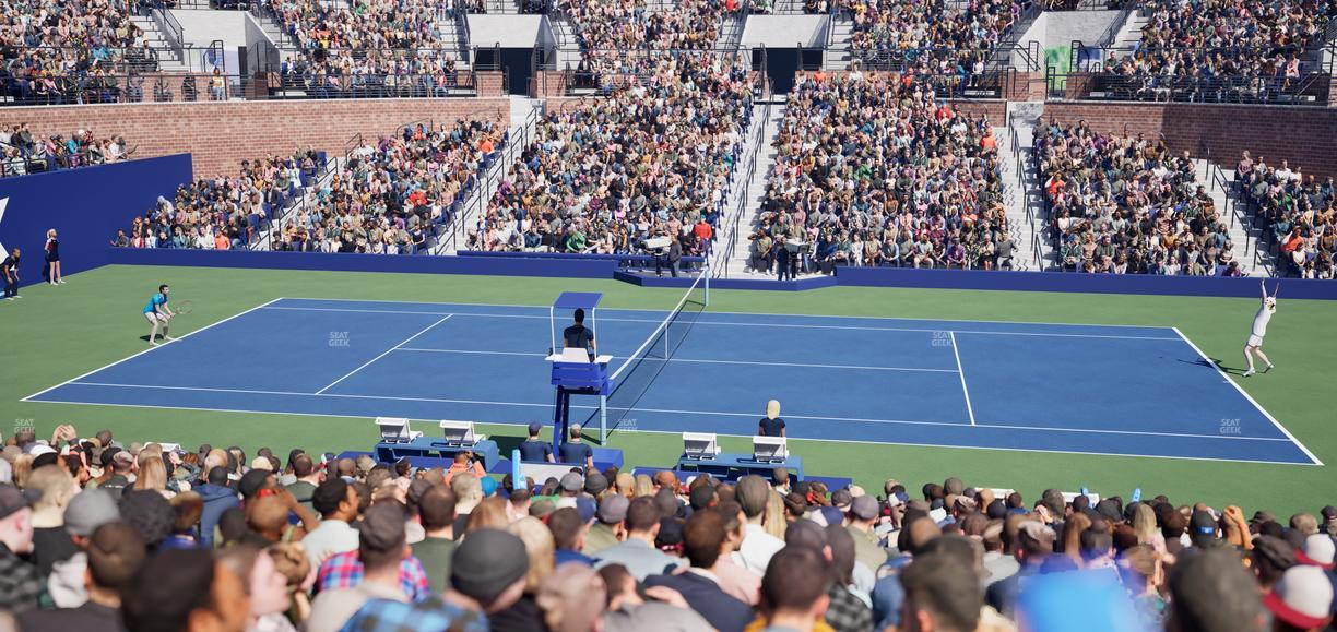 Grandstand at the Billie Jean King Tennis Center - Section 6 A Seat View