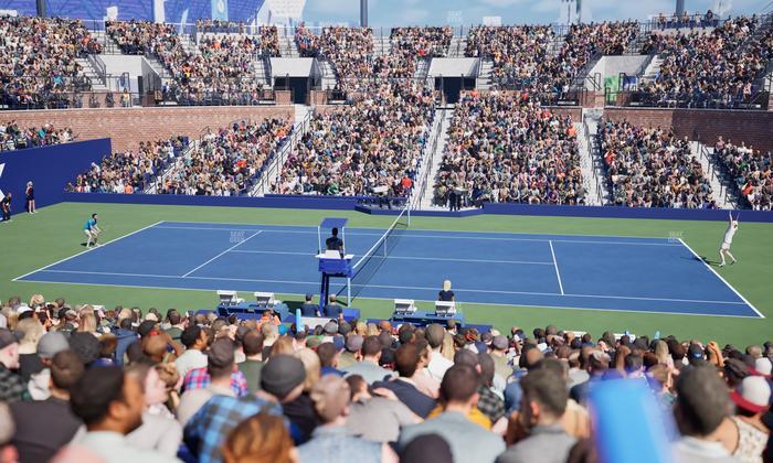 Grandstand at the Billie Jean King Tennis Center - Section 6 A Seat View
