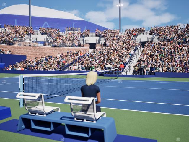 Grandstand at the Billie Jean King Tennis Center - Section 6 Seat View Grandstand at the Billie Jean King Tennis Center - Section 6 Seat View