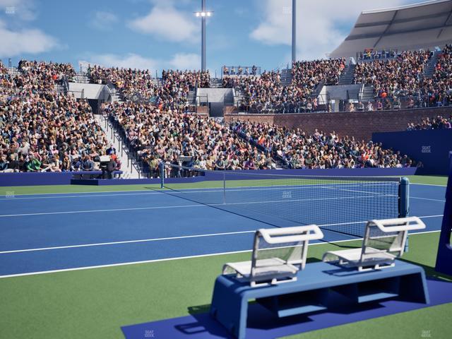 Grandstand at the Billie Jean King Tennis Center - Section 7 Seat View Grandstand at the Billie Jean King Tennis Center - Section 7 Seat View