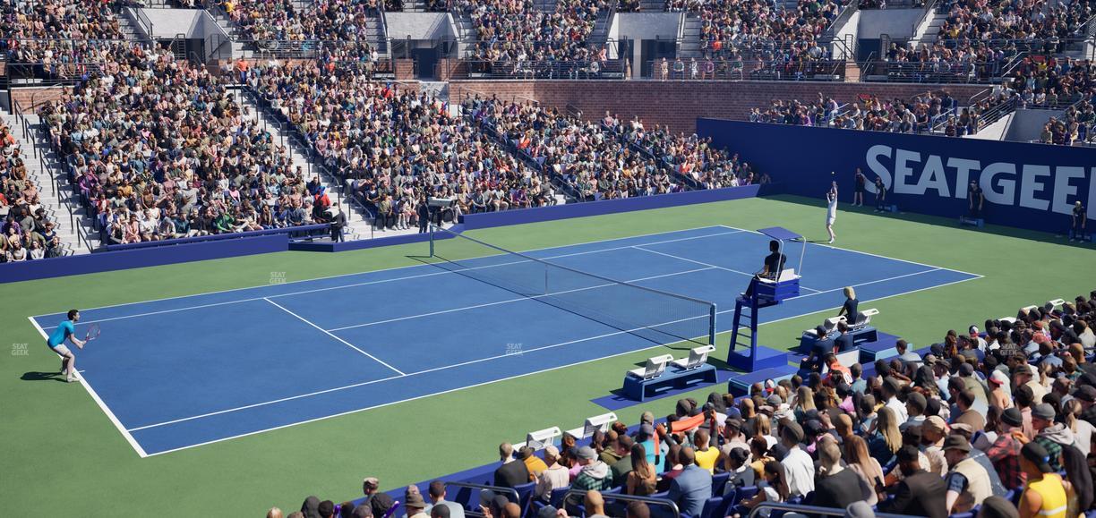 Grandstand at the Billie Jean King Tennis Center - Section 8 A Seat View