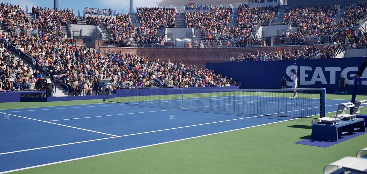 Grandstand at the Billie Jean King Tennis Center - Section 8 Seat View