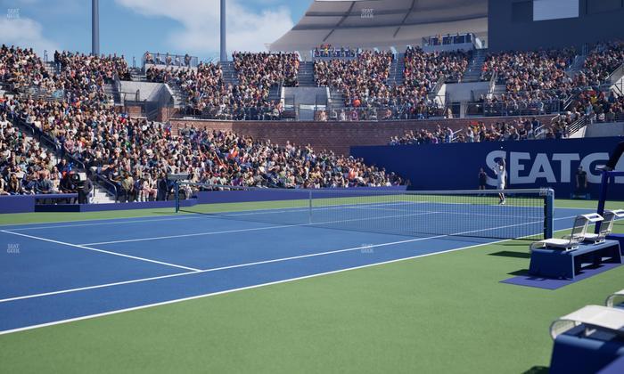 Grandstand at the Billie Jean King Tennis Center - Section 8 Seat View