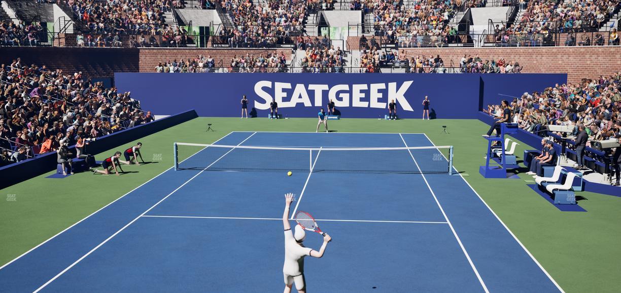 Grandstand at the Billy Jean King Tennis Center - Section 1 Seat View