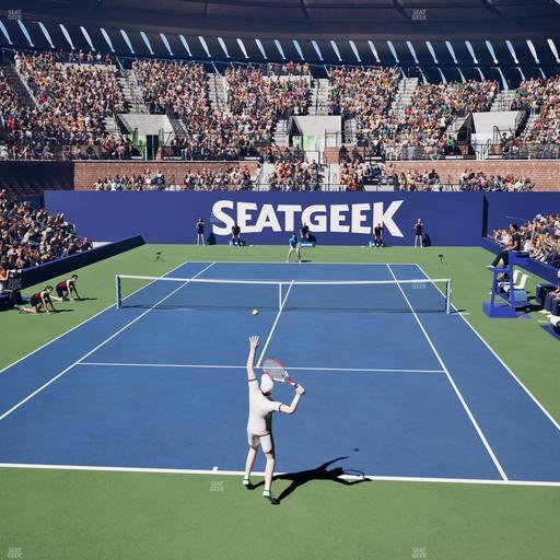 Grandstand at the Billy Jean King Tennis Center - Section 1 Seat View