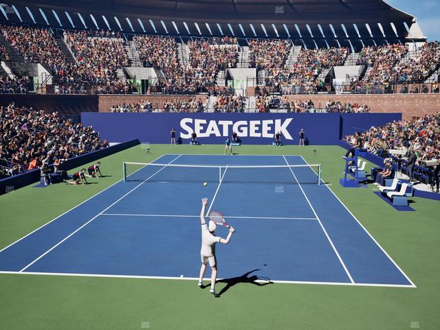 Grandstand at the Billy Jean King Tennis Center - Section 1 Seat View