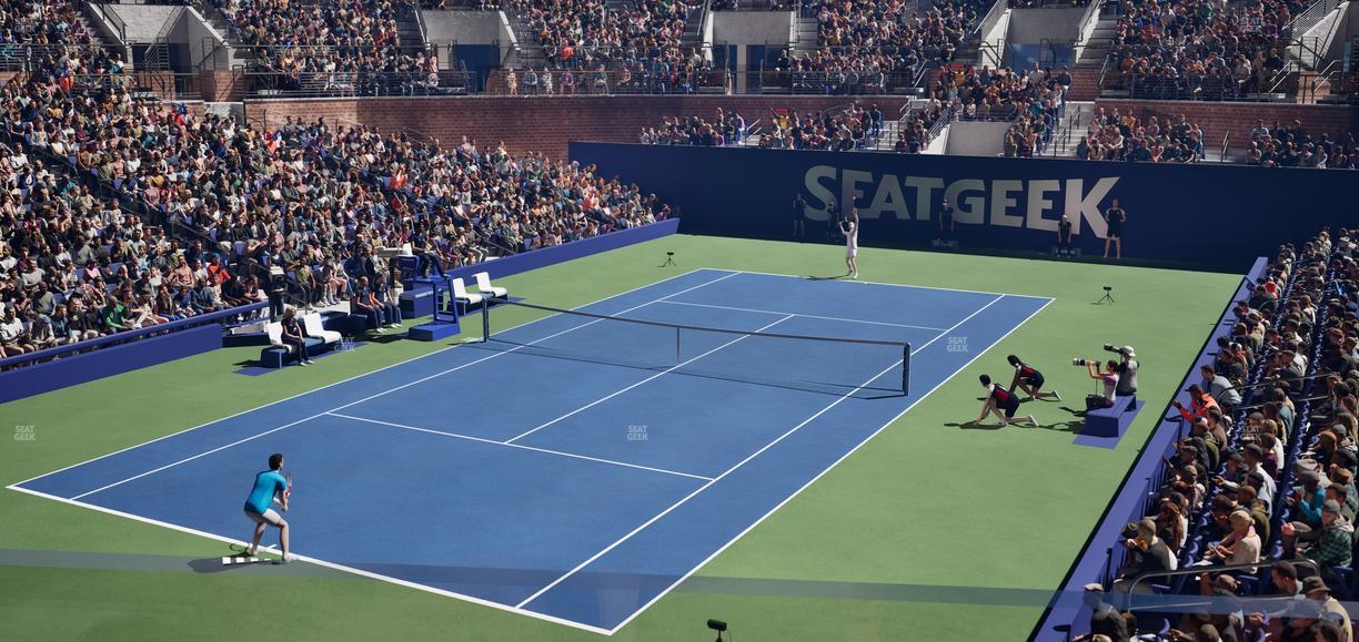 Grandstand at the Billy Jean King Tennis Center - Section 10 A Seat View