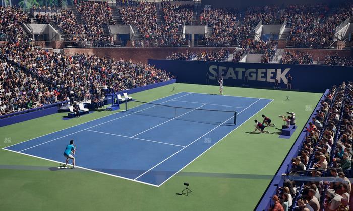 Grandstand at the Billy Jean King Tennis Center - Section 10 A Seat View