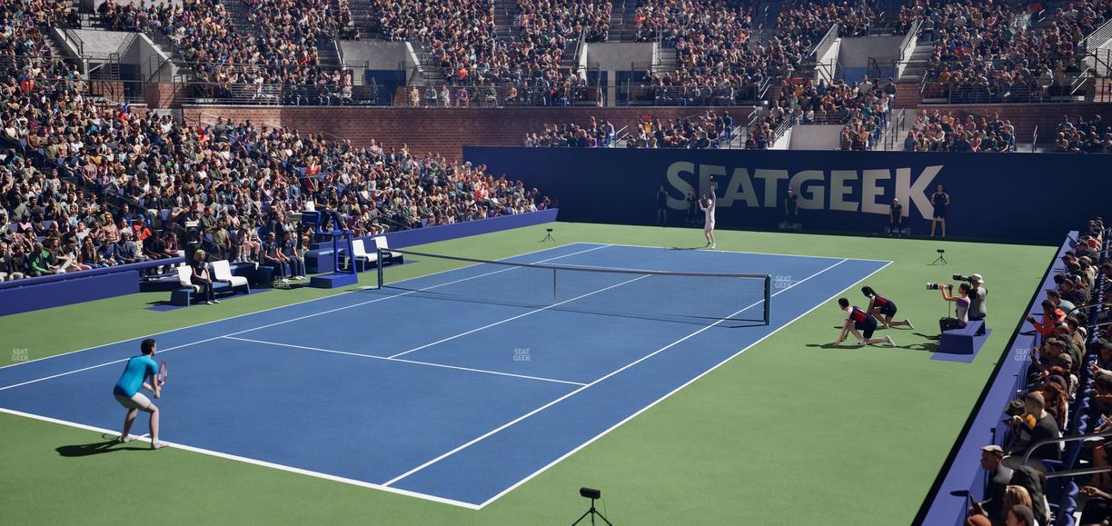 Grandstand at the Billy Jean King Tennis Center - Section 10 Seat View