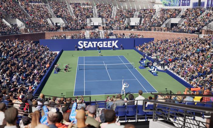 Grandstand at the Billy Jean King Tennis Center - Section 101 Seat View