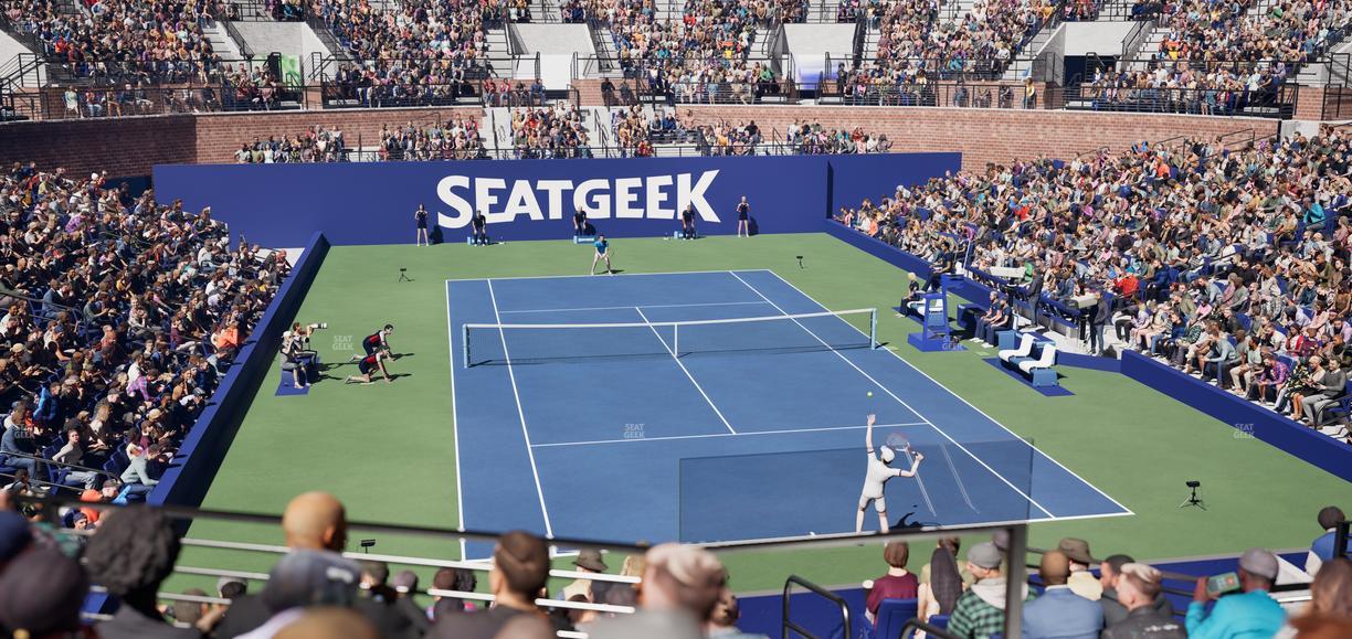 Grandstand at the Billy Jean King Tennis Center - Section 102 Seat View