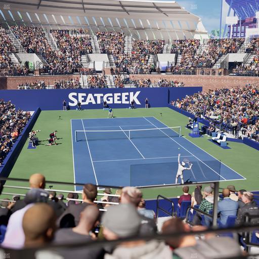 Grandstand at the Billy Jean King Tennis Center - Section 102 Seat View