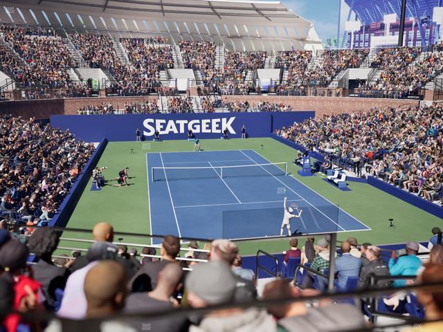 Grandstand at the Billy Jean King Tennis Center - Section 102 Seat View