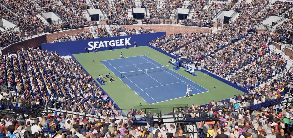 Grandstand at the Billy Jean King Tennis Center - Section 103 A Seat View