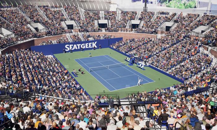 Grandstand at the Billy Jean King Tennis Center - Section 103 A Seat View