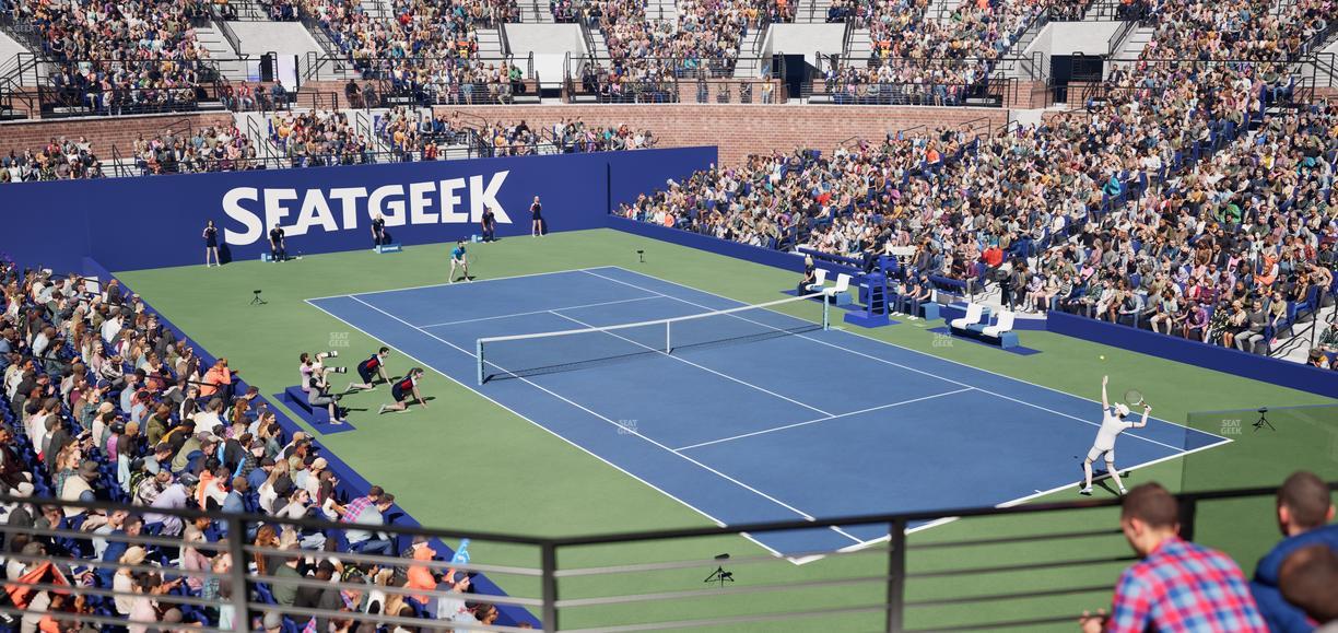 Grandstand at the Billy Jean King Tennis Center - Section 103 Seat View